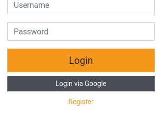 OIDC Login Button