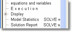 Index pane with Diplay node closed