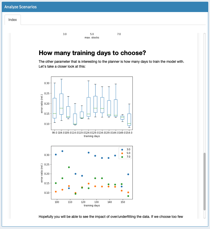 Batch analysis script results