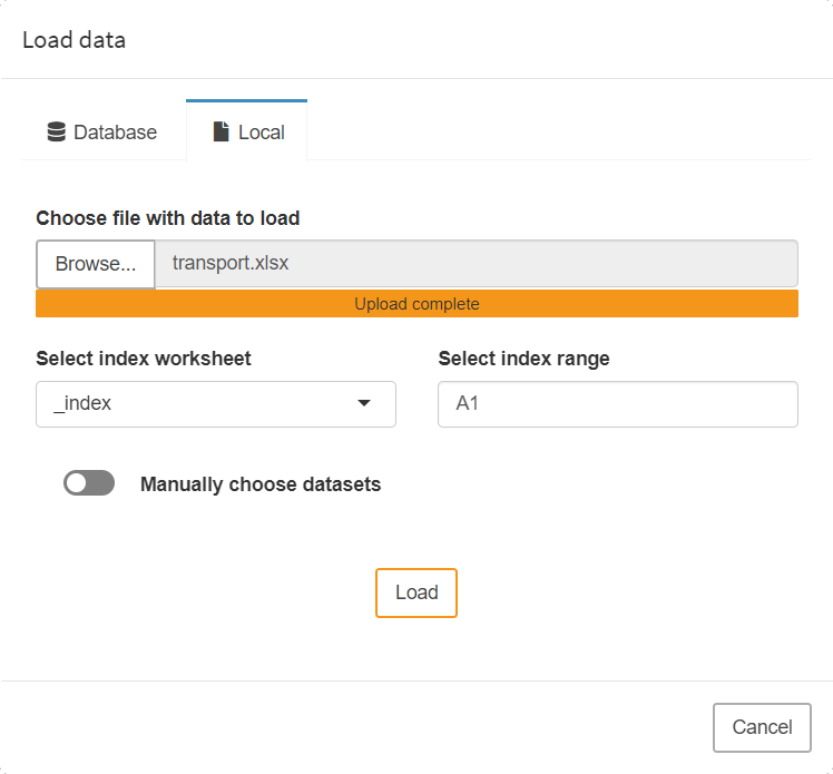 Import local data